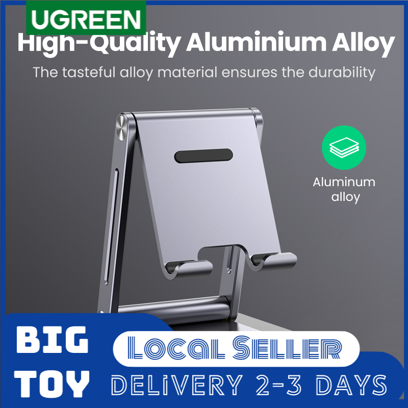UGREEN 45 Degree Multi-Angle Adjustable Mobile Phone Stand Holder for SAMSUNG, Apple iPhone, Xiaomi, LG, Huawei, ASUS, VIVO, OPPO