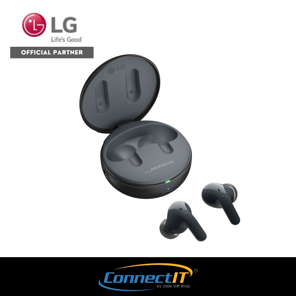 LG T90Q True Wireless Earbuds With Dolby Atmos Head Tracking, ANC, And Plug & Wireless (1 Year Local Warranty)