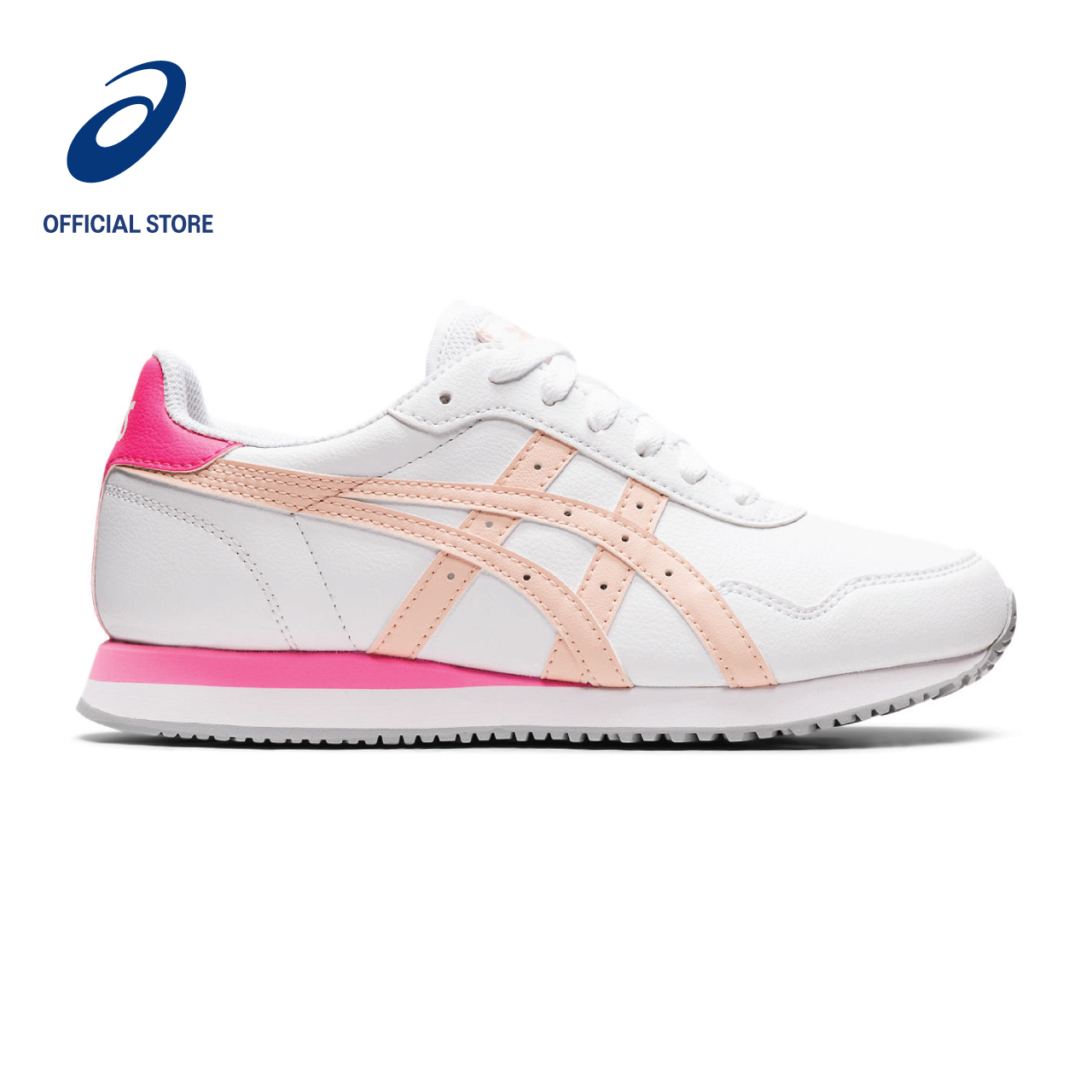 ASICS Women TIGER RUNNER Sportstyle Shoes in White/Breeze