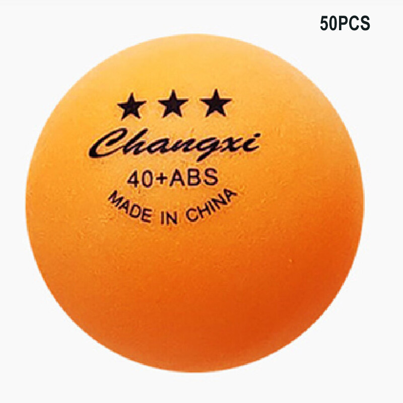 Table Tennis Ball 50/100 PCS Bulk ABS Ping Pong Ball 3-Star 40+ Standard Size Training Ball for Game Matches
