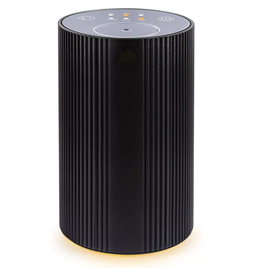 Aluminum Waterless Aroma Diffuser Essential Oil Nebulizer with Timing Function Long Lasting Fragrance